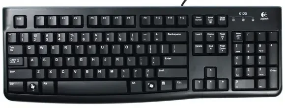 Logitech klaviatūra K120 su laidu, Angliška/Lietuviška