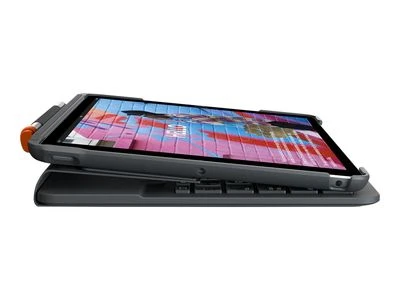 Logitech Logitech Slim Folio Pilkas Bluetooth QWERTZ vokiečių kalba