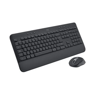 Klaviatūra „Logitech“ klaviatūros ir pelės rinkinys MK650 - grafito spalvos