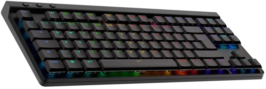 Belaidė klaviatūra Logitech G515 LIGHTSPEED TKL, Juodos spalvos, Išdėstymas: Vokiečių k. (Qwertz)