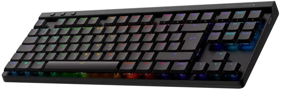 Belaidė klaviatūra Logitech G515 LIGHTSPEED TKL, Juodos spalvos, Išdėstymas: Vokiečių k. (Qwertz)