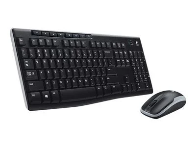 Belaidis klaviatūros ir pelės rinkinys Logitech MK270, Prancūzų išdėstymas