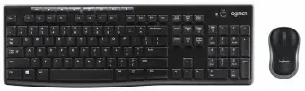 Belaidis klaviatūros ir pelės rinkinys Logitech MK270, QWERTY išdėstymas