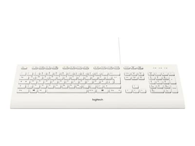 Laidinė klaviatūra Logitech K280E, Išdėstymas: DE, Baltos spalvos