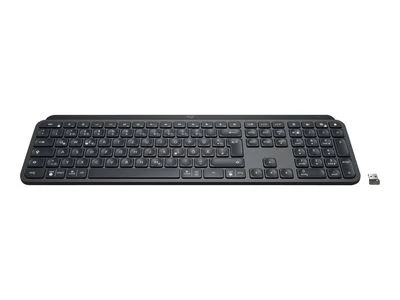 Belaidė klaviatūra Logitech MX Keys verslui/ Key Illumination, Silent Keys with Perfect Stroke, Logi Bolt, Bluetooth, Rechargeable, Windows/Mac/Chrome/Linux/DE išdėstymas