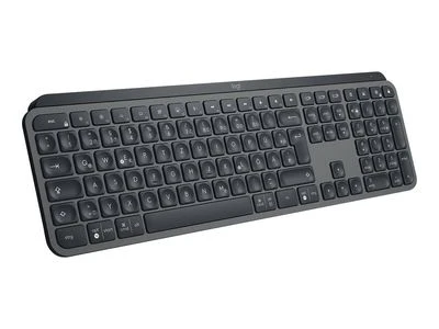 Belaidė klaviatūra Logitech MX Keys verslui/ Key Illumination, Silent Keys with Perfect Stroke, Logi Bolt, Bluetooth, Rechargeable, Windows/Mac/Chrome/Linux/DE išdėstymas