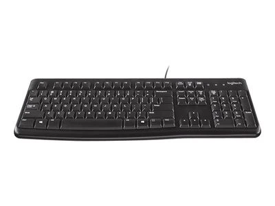 Logitech MK120 Combo Laidinė klaviatūra + pelė, USB, FR, Juoda