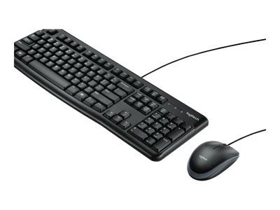 Logitech MK120 Combo Laidinė klaviatūra + pelė, USB, FR, Juoda