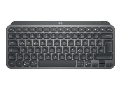 Minimalistinė Belaidė Klaviatūra su apašvietimu Logitech MX Keys Mini, Grafito spalvos, Vokiečių (Qwertz) išdėstymas
