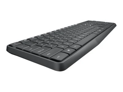Logitech MK235 Belaidė Klaviatūra ir pelė - Pilkas-FRA-2.4GHZ-CENTRAL