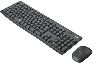 Belaidė klaviatūra su pele Logitech MK295, US kalba, Juodos spalvos
