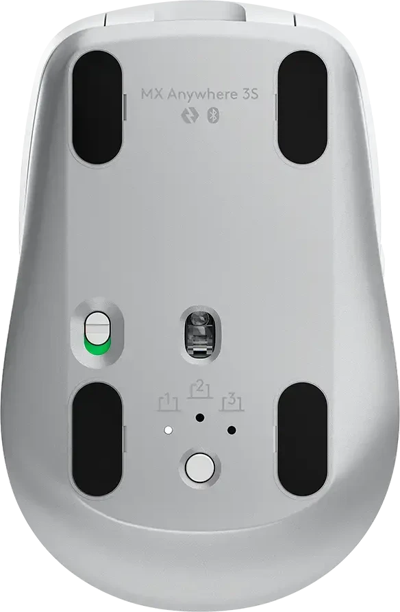 Belaidė pelė Logitech MX Anywhere 3S, šviesiai pilkos spalvos