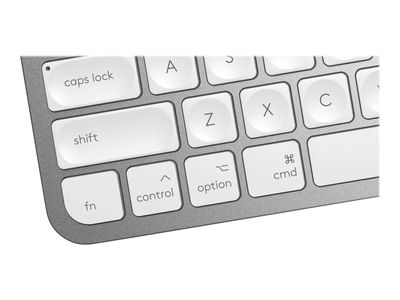 Belaidė klaviatūra Logitech MX Keys Mini skirta Mac, Blyškiai pilkos spalvos (US)
