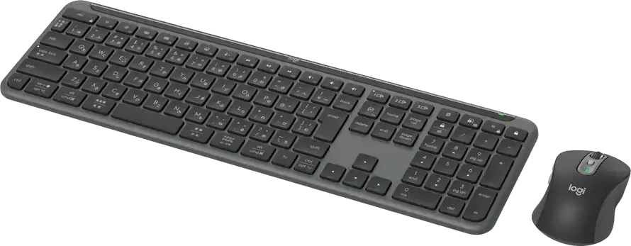 Logitech Signature Slim Combo MK950 verslui Belaidė klaviatūra + pelė, US Int, Graphite