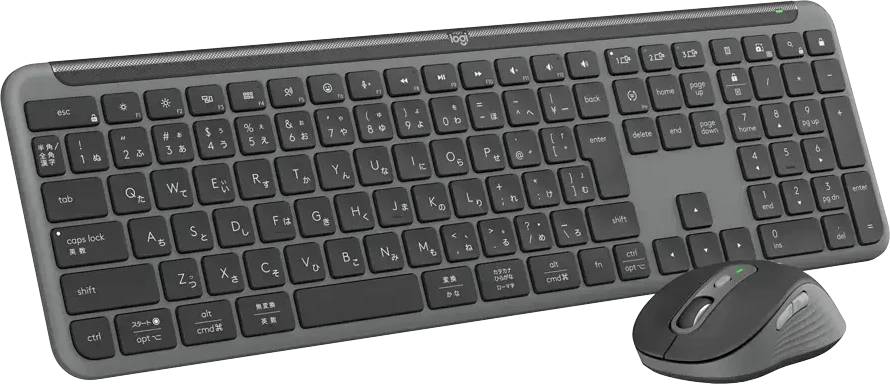 Logitech Signature Slim Combo MK950 verslui Belaidė klaviatūra + pelė, US Int, Graphite