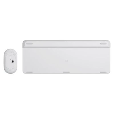 Logitech MK470 Slim Wireless Combo, belaidė klaviatūra ir pelė, DE išdėstymas, Balta
