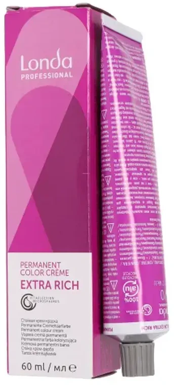Londa Professional Permanent Color Extra Rich kreminis plaukų spalva moterims, 60 ml