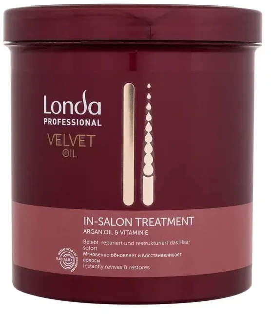 Londa Professional Velvet Aliejus argano aliejaus ir vitamino E atstatomoji plaukų kreminė kaukė, 750 ml