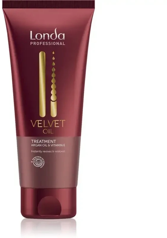 Londa Professional, Velvet Oil, argano aliejus su vitaminu E, plaukų kaukė kreminiam blizgesiui, 200 ml