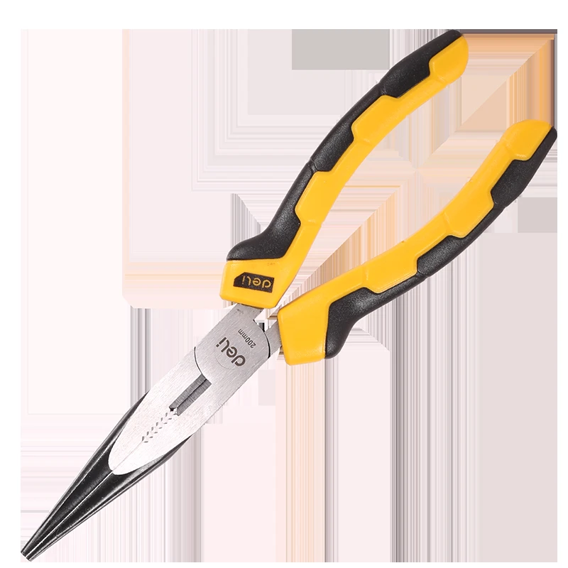 Ilgos tiesios replės Deli Tools EDL2108