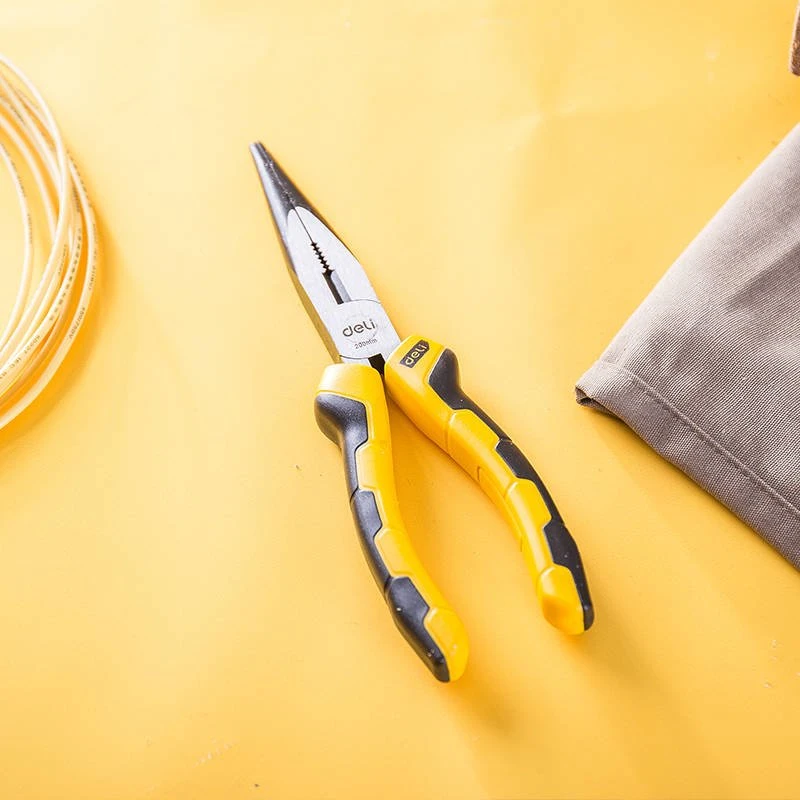 Ilgos tiesios replės Deli Tools EDL2108
