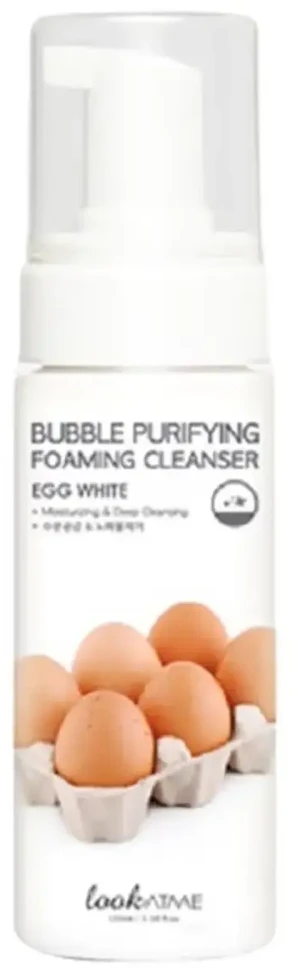 Look At Me Bubble Purifying Egg Baltas Purifying Cleansing Foam, 100 ml