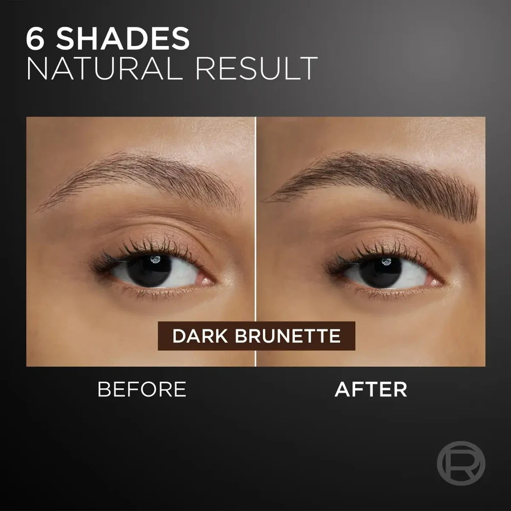 L'Oreal Paris Faux Brow tamsiai ruda 1 ml