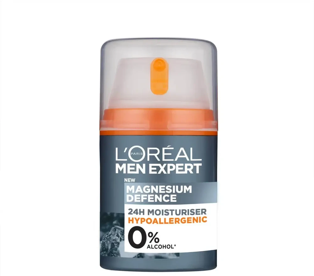 L'Oréal Paris Men Expert Magnesium Defence Day Kreminis vyrams, 50 ml