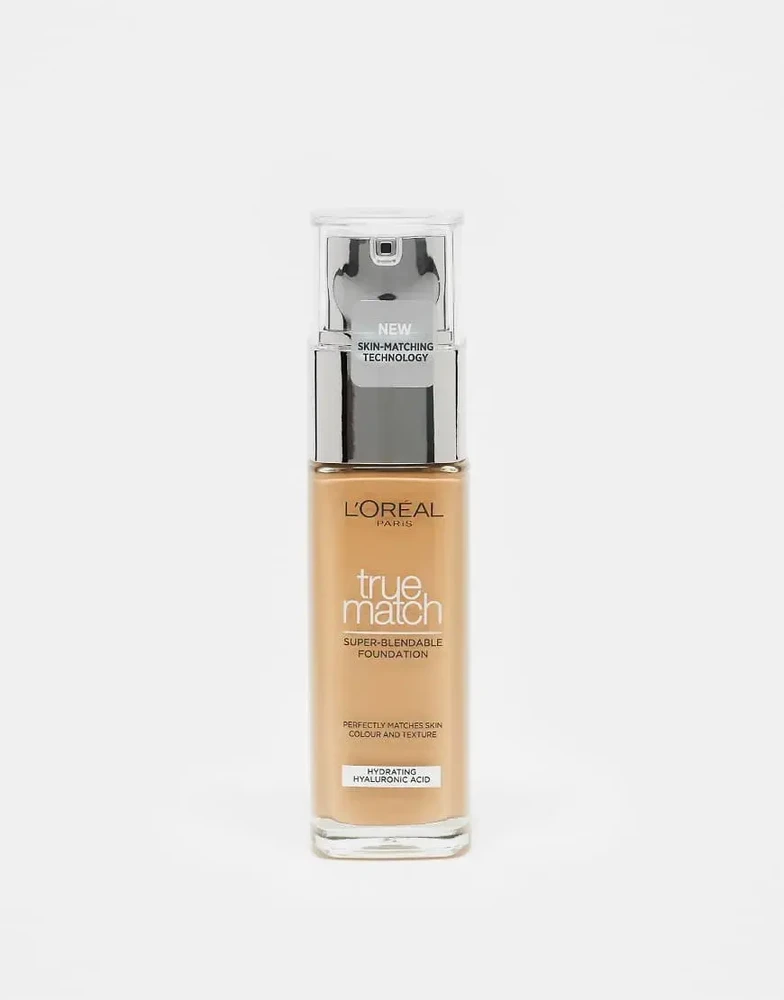 L'Oreal Paris True Match Super-Blendable Foundation makiažo pagrindas 1.5D/W Warm Light, 30 ml