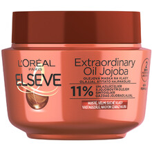 L'Oréal Paris Elseve Extraordinary Oil Jojoba Multi-Use Mask Plaukų kaukė moterims, 300 ml