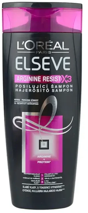 L'Oréal Paris Elseve Full Resist Aminexil Strengthening Šampūnas Šampūnas moterims, 250 ml
