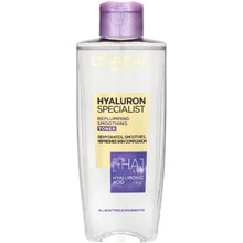 L'Oréal Paris Hyaluron Specialist Replumping Smoothing Toneris Veido losjonas ir Purškiklis moterims, 200 ml