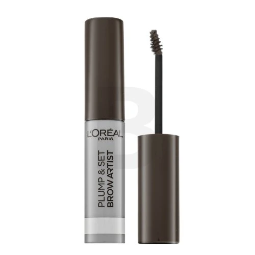 L’Oréal Paris Make-Up Designer Brow Artist Plumper 108 Dark Brunette antakių tušas Ruda 7 ml