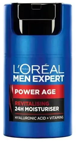 L'Oréal Paris Men Expert Power Age 24H Moisturizer Day kreminis vyrams, 50 ml
