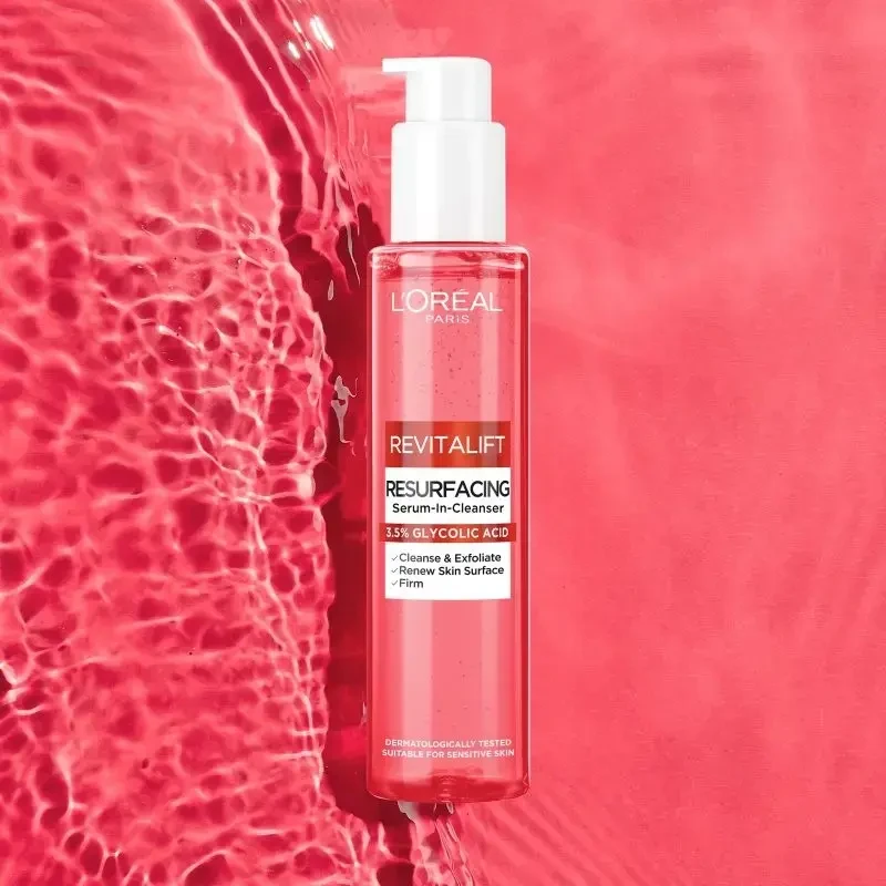 L'Oréal Paris Revitalift šveičiamasis valomasis gelis su glikolio rūgštimi – 150 ml