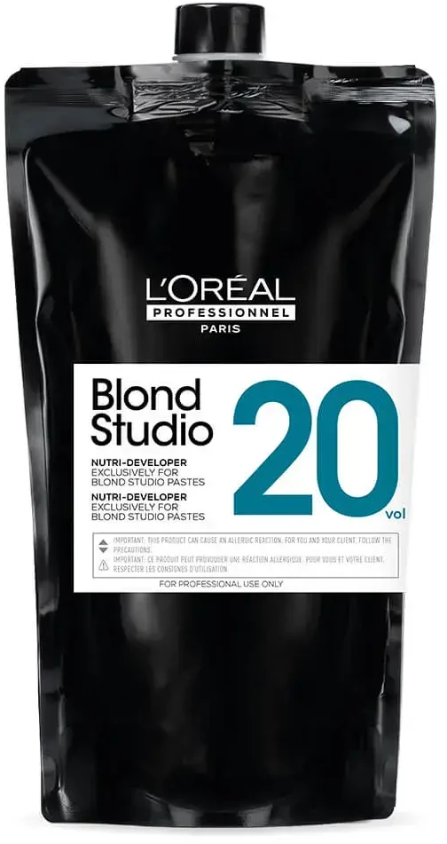 Oksidacinė emulsija L'oreal Professional Blond Studio Nutri - Developer 6% 20vol. 1000 ml