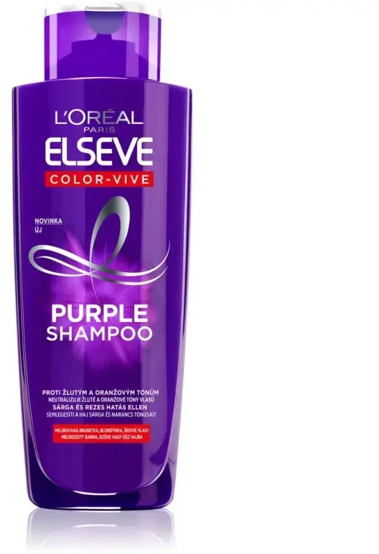 L'Oréal Paris Elseve Color-Vive Violetinė Šampūnas Šampūnas moterims, 200 ml