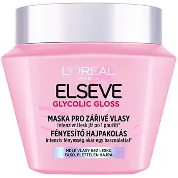 L'Oreal Kaukė žvilgantiems plaukams Glikolio blizgesio kaukė 300 ml