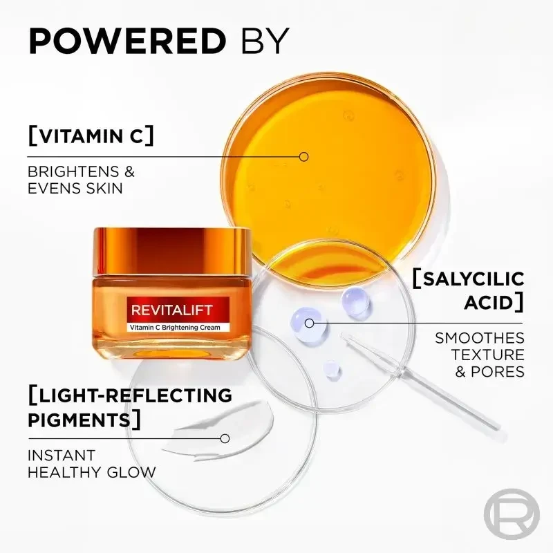 L'Oréal Paris Revitalift Vitamin C Brightening kreminis Day Kreminis