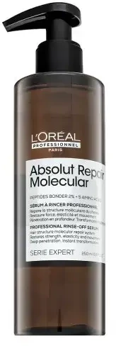 L'Oréal Professionnel Serie Expert Absolut Repair Molecular Serum Giliai molekulinę struktūrą atstatantis serumas pažeistiems plaukams, 250 ml