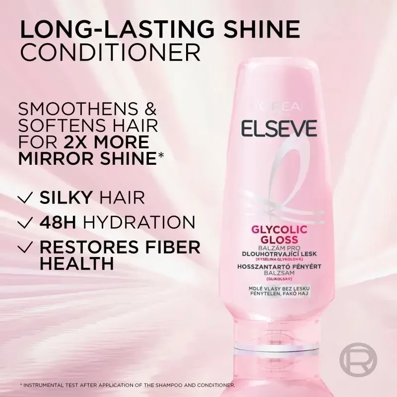 L'Oreal Elseve glikolinis blizgesys (balzamas) ilgalaikiam plaukų blizgesiui
