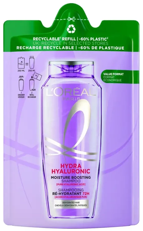 L'Oréal Paris Elseve Hyaluron Plump Moisture Šampūnas Šampūnas