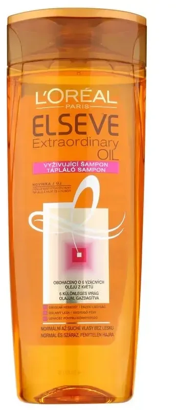 L'Oréal Paris Elseve Extraordinary Oil maitininantis Šampūnas Šampūnas moterims, 400 ml