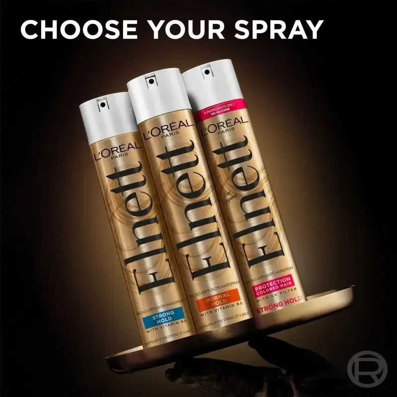 L'Oréal Paris Elnett Micro-Diffusion Hairspray Extra Strong Hold Plaukų lakas