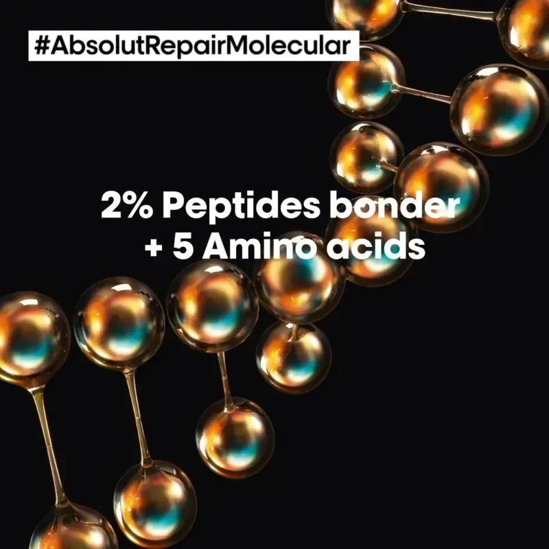 L'oréal Professionnel Absolut Repair Molecular sulfatų neturintis plaukų šampūnas 300 ml