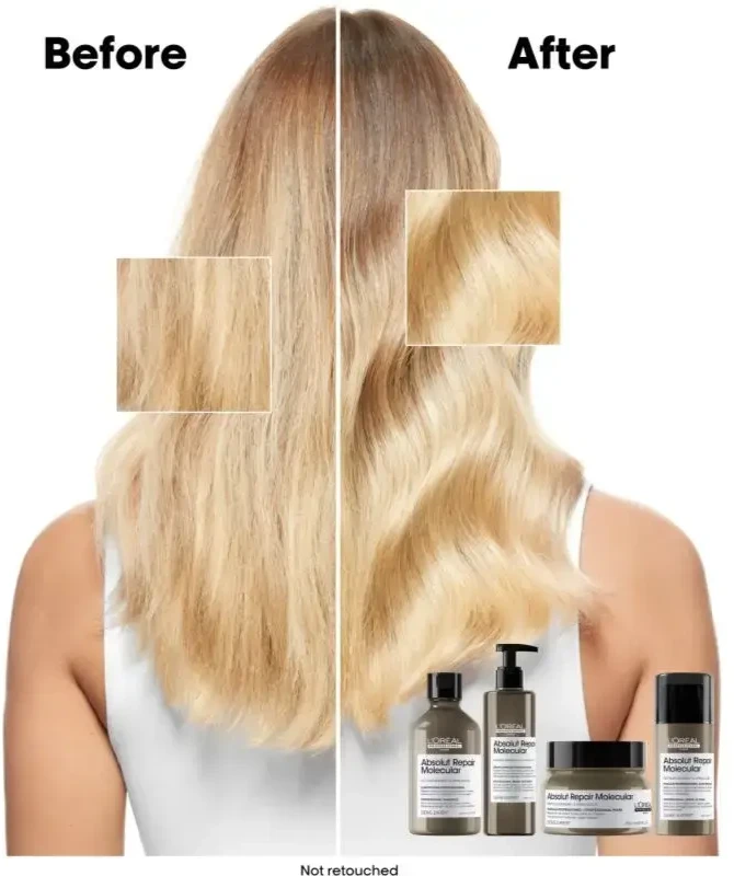 L'Oreal Professionnel Serie Expert Absolut Repair molekulinė plaukų kaukė Kreminis atkuriamiesiems plaukams, 250 ml