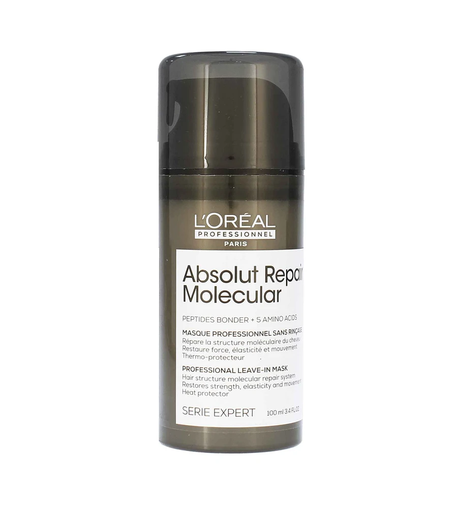 Nenuplaunama kaukė labai pažeistiems plaukams L'oreal Professionnel Absolut Repair Molecular Leave-in Mask 100ml