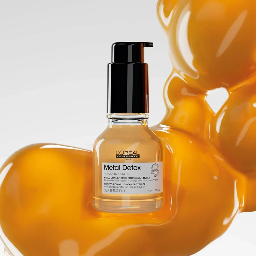 L'Oréal Professionnel Metal Detox Concentrated Oil Koncentruotas apsauginis plaukų aliejus, 50 ml