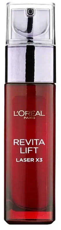L'Oréal Paris Revitalift lazerinis X3 Anti-Ageing Power Serum Skin Serum moterims, 30 ml