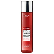 L'Oréal Paris Revitalift 5% grynos glikolio rūgšties peeling toneris veido losjonas ir purškiklis moterims, 180 ml